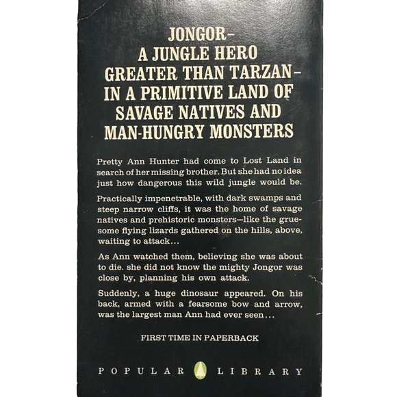 Vintage 1970 Jongor of Lost Land by Robert Moore Williams first in series - Picture 2 of 5